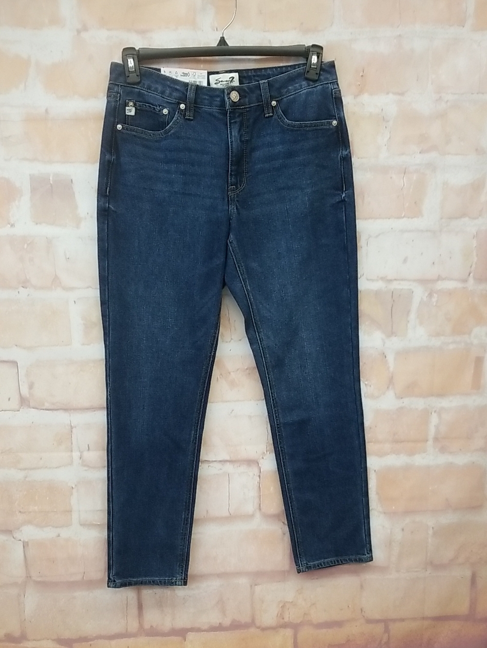 Seven 7 Dark Blue Women's Stretch Jeans